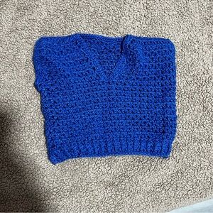Handmade Knitted Baby Sweater Vest